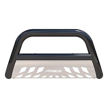 Midwest Aftermarket truck accessory - Aries 3-Inch Bull Bar with polished stainless steel finish, featuring rugged design and easy installation.