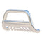 Midwest Aftermarket truck accessory - Aries 3-Inch Bull Bar with polished stainless steel finish, featuring rugged design and easy installation.