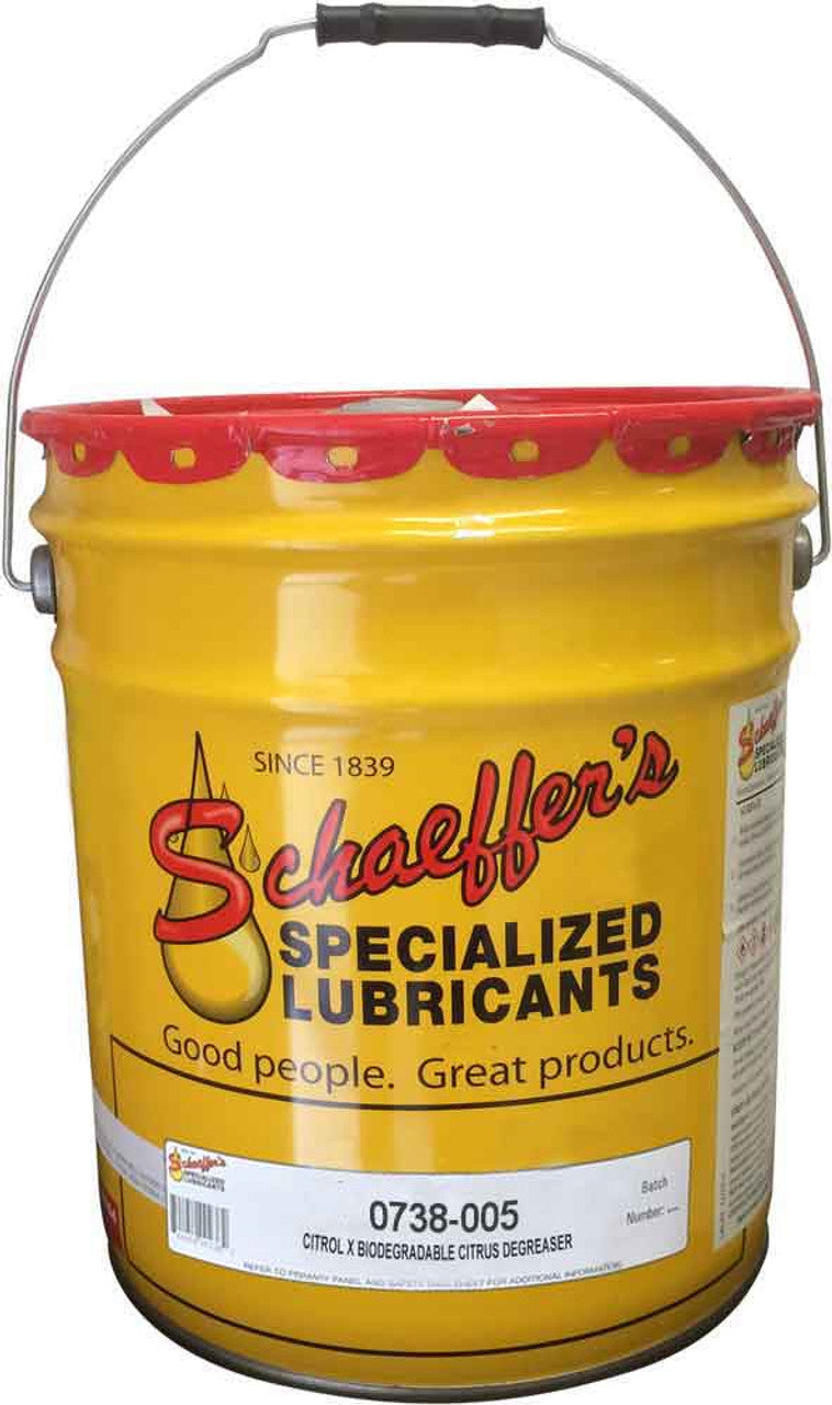 Schaeffer's 0738 Citrol X Citrus Cleaner Degreaser 5 Gallon Pail