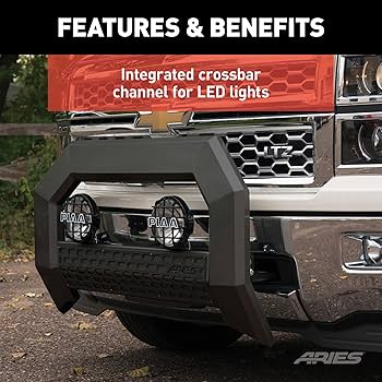 Aries Pro Series Bull Bar for 2016 Silverado/Sierra 1500 - Black Textured