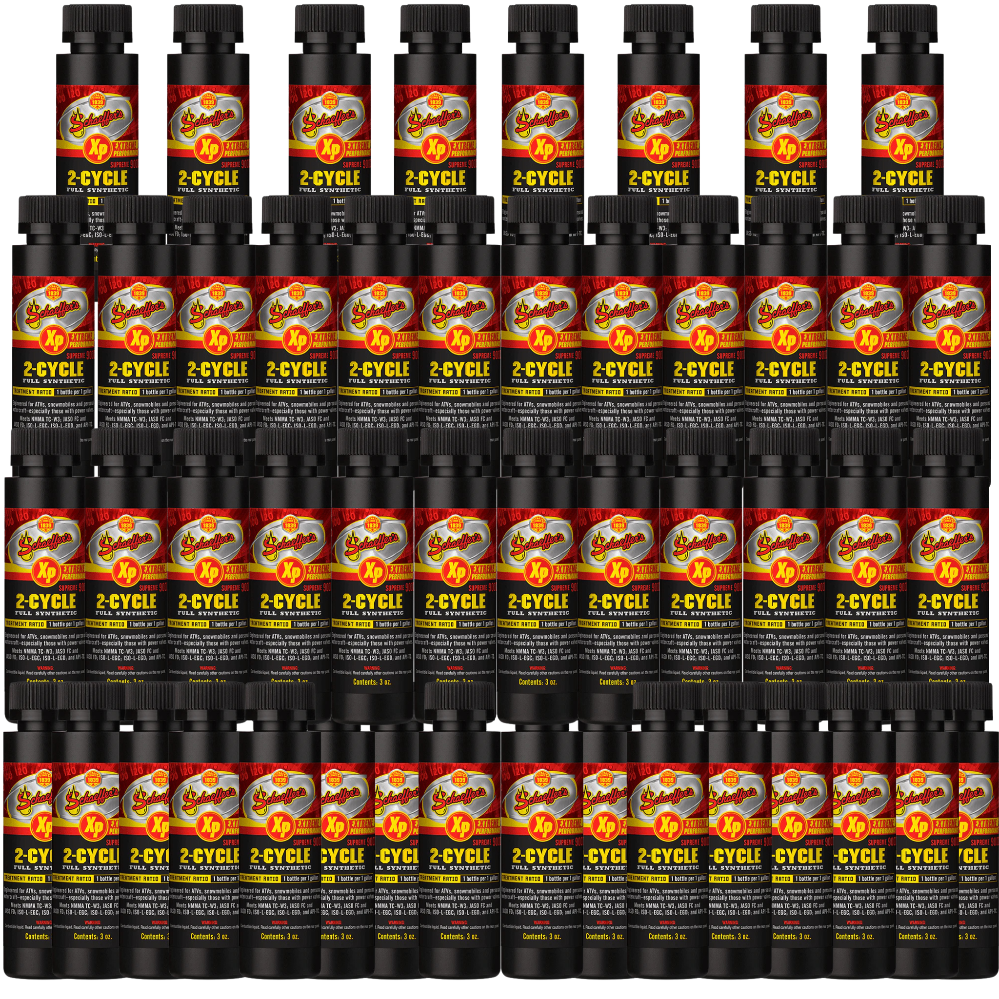 Schaeffers 9006 Supreme 9000 Full Synthetic Racing 2-Cycle Oil | (48) 3oz Bottles