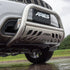 Midwest Aftermarket truck accessory - Aries 3-Inch Bull Bar with polished stainless steel finish, featuring rugged design and easy installation.