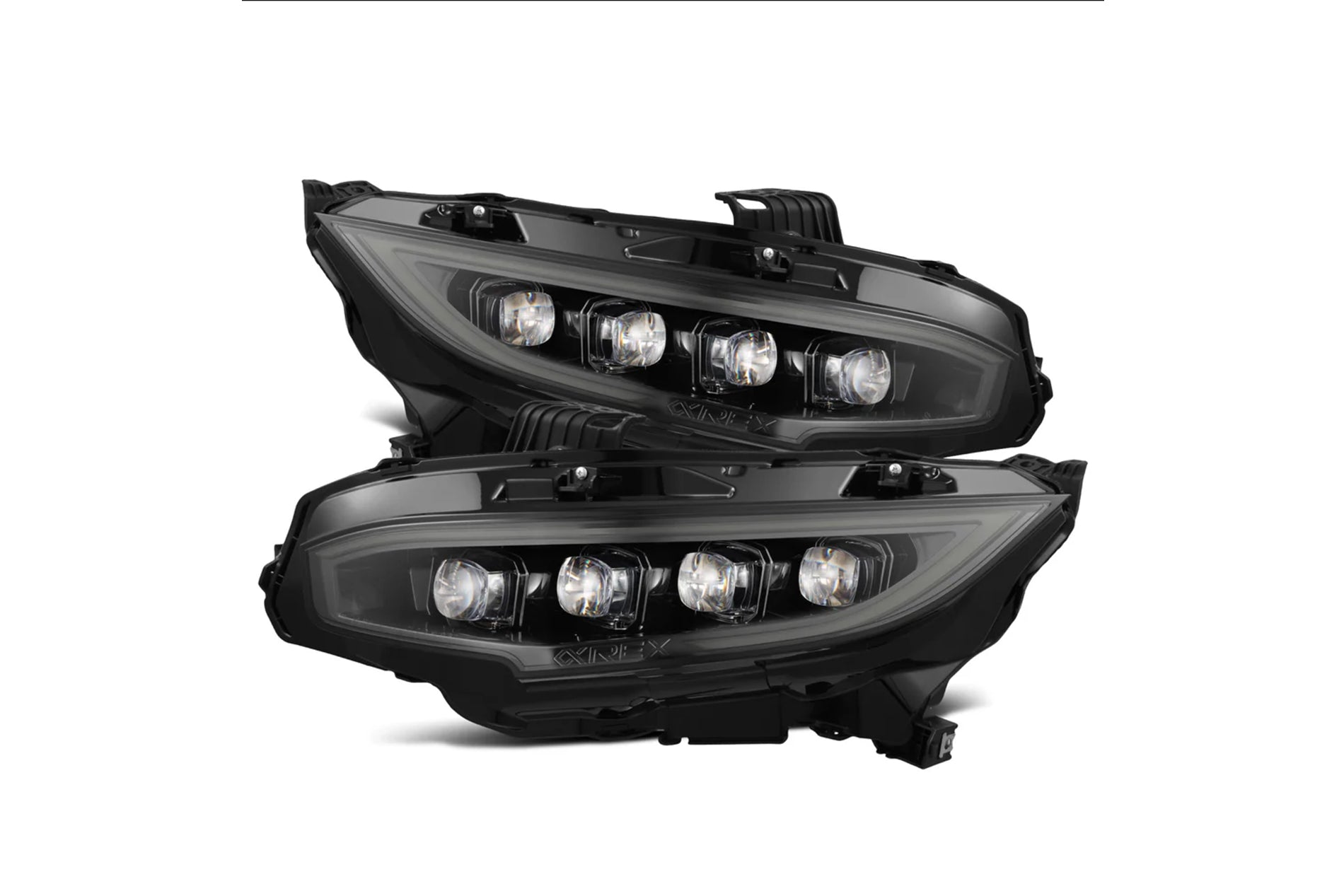 AlphaRex NOVA LED Projector Headlights for Infiniti G37 - Alpha Black