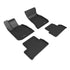 3D MAXpider KAGU BLACK Floor Mats Compatible with BMW i4 (G26) 2022-2025 | L1BM12901509