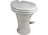 Dometic USA 310 Standard Toilet With Power Flush And Slow Close Seat Cover 19.75in Height White Oblong Shaped For RV