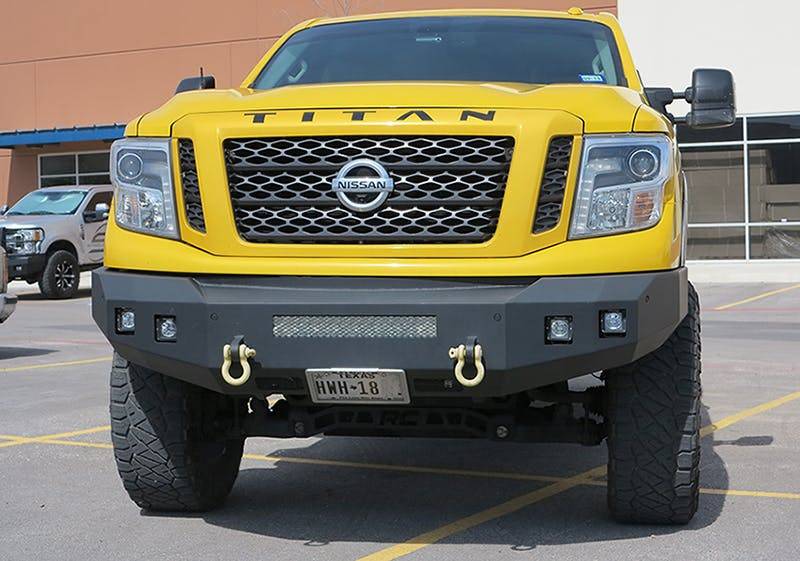 Steelcraft Fortis Front Bumper Textured Black | Fits 2016+ Nissan Titan XD Includes PRO-4X