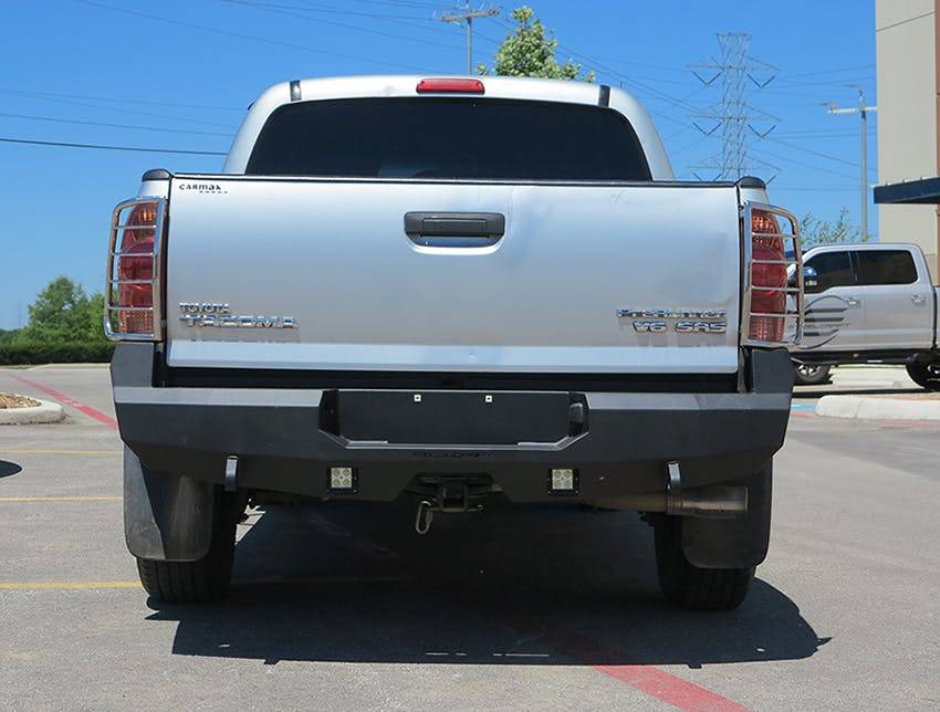 Steelcraft Fortis Rear Bumper Textured Black | Fits 2005-2015 Toyota Tacoma