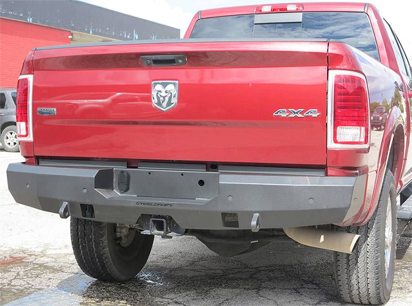 Steelcraft Fortis Rear Bumper Textured Black | Fits 2010+ Ram 2500 3500 2009-2018 Ram 1500 2019+ Ram 1500 Classic