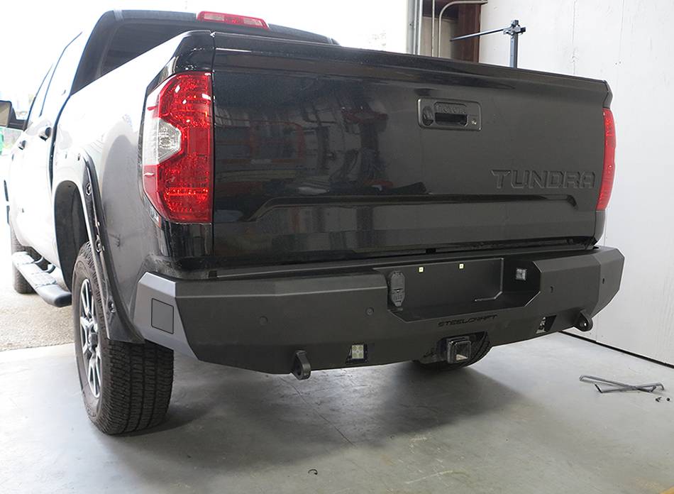 Steelcraft Fortis Rear Bumper Textured Black | Fits 2014-2021 Toyota Tundra