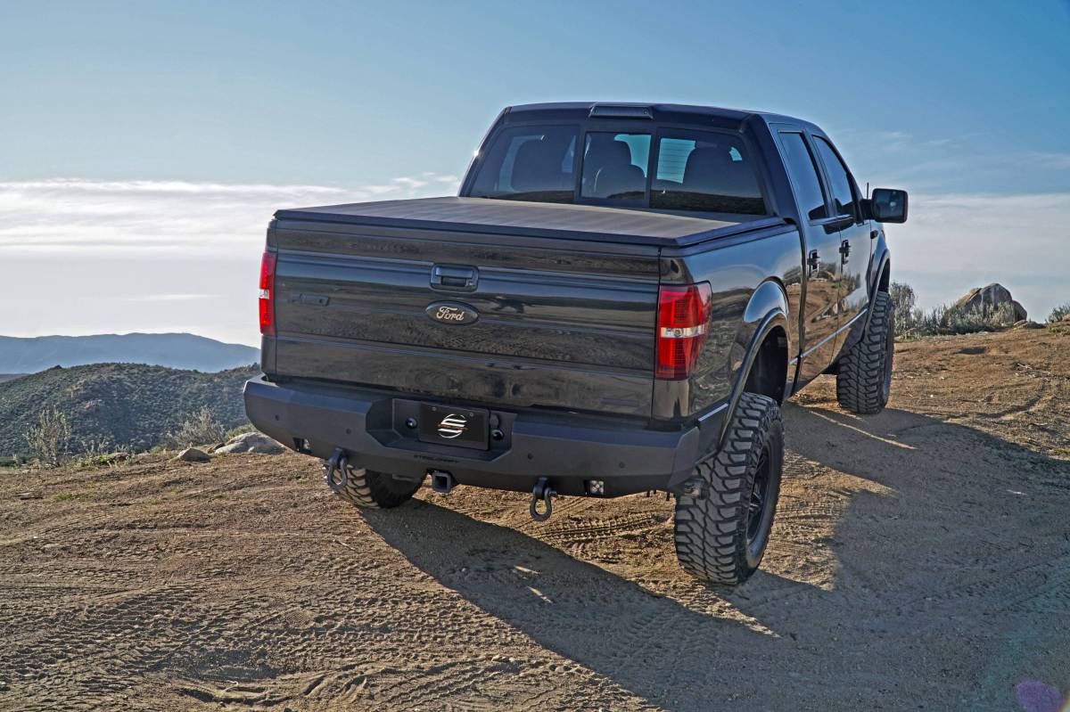 Steelcraft Fortis Rear Bumper Textured Black | Fits 2006-2014 Ford F150 Excludes Raptor
