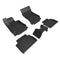 3D MAXpider KAGU Floor Mats Compatible with ALFA ROMEO GIULIA RWD / GIULIA QUADRIFOGLIO 2017-2025 - Black | L1AR00101509