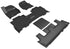 3D MAXpider Floor Mats for Ford Expedition 7-Seat 2018-2024 KAGU Black | L1FR12501509