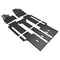 3D MAXpider Compatible Floor Mats for KIA CARNIVAL 8-Seat 2022-2025 KAGU Black | L1KA06401509