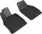 3D MAXpider Car Floor Mats Compatible with Porsche 911 Carrera 911/Convertible/S/4/4S (992) 2020-2024 KAGU Black | L1PO02111509