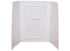 Lippert 1 Piece White Bathtub & Shower Surround | 24in X 40in X 59in | 210316