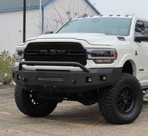 Steelcraft Fortis Bull Nose Front Bumper Textured Black | Fits 2019+ Ram 2500 3500