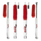 Rancho Front and Rear RS5000X Gas Shocks | Fits 2017-2022 Ford F250 F350 4WD 0" Lift