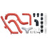 Injen SES Wrinkle Black Intercooler Pipes | SES9301ICPWR