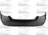 Sherman Parts CAPA RR BUMPER COVER W/O PARK ASSIST; PRIME TOYOTA CAMRY 15-17 | TOCAMR15-89Q-0