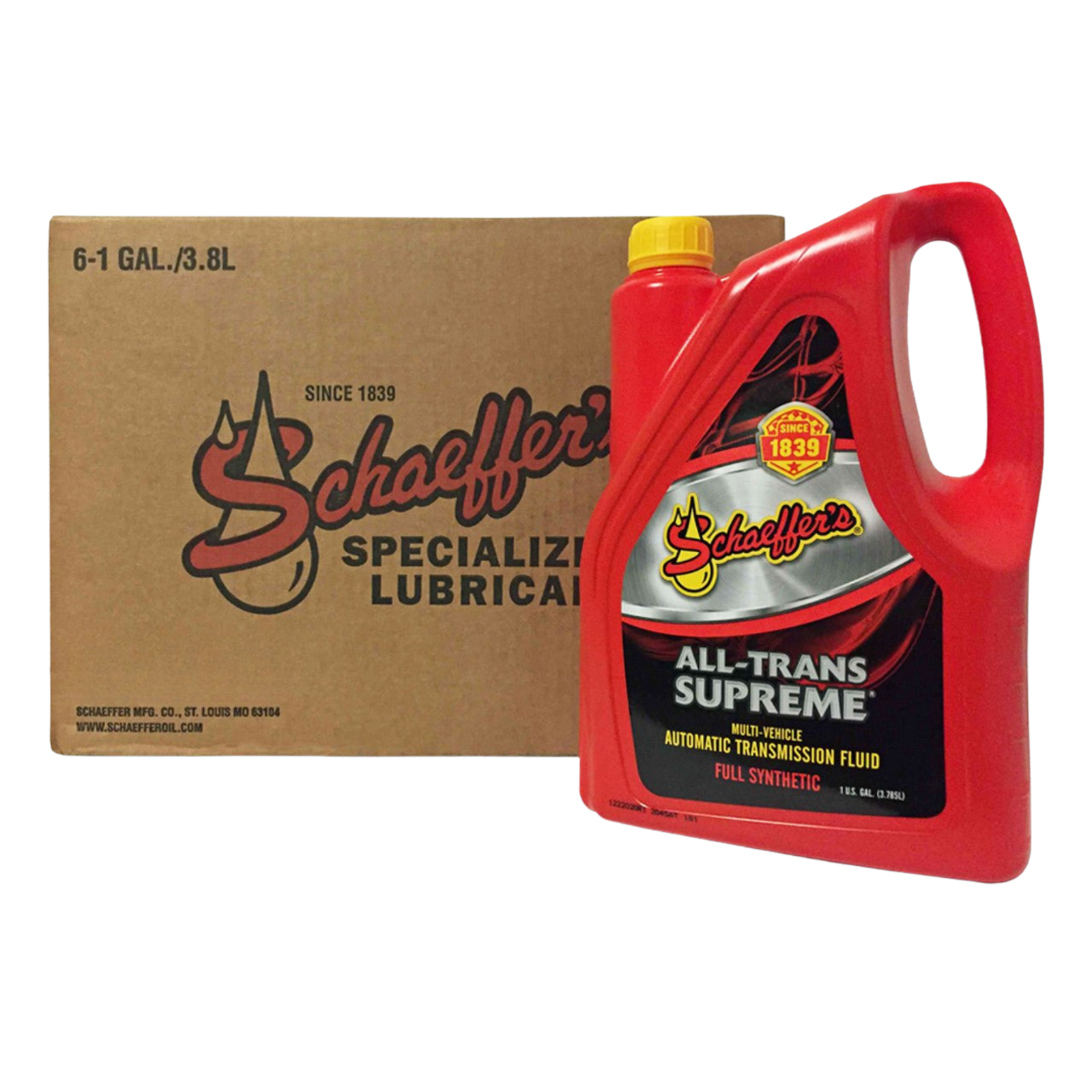 Schaeffer's 0204SAT All-Trans Supreme Automatic Transmission Fluid | (6) 1 Gallon Jugs