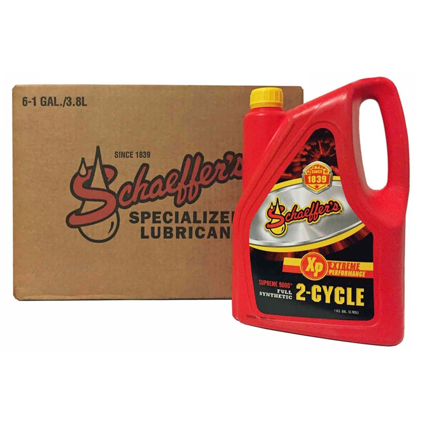 Schaeffer's 9000 SynShield OTR Plus Full Synthetic 5W-40 Oil | (6) 1 Gallon Jugs
