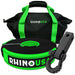 Rhino USA 30' Tow Strap and Shackle Hitch Receiver Combo Black