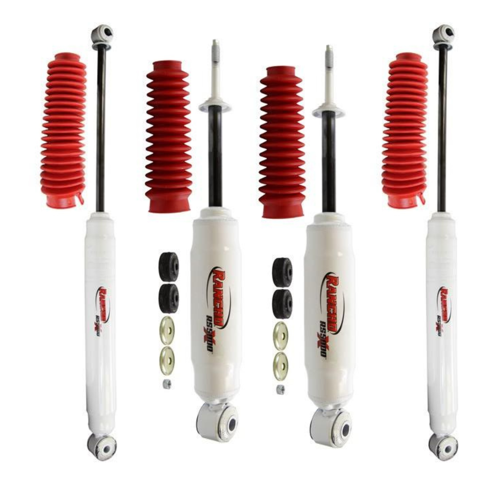 Rancho Front and Rear RS5000X Gas Shocks | Fits 1998-2003 Dodge Durango 4WD 0
