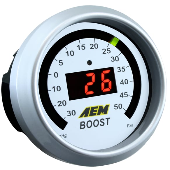 AEMAEM 52mm Boost Digital Gauge Kit Reads From - 30 to 35 PSI