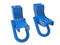 aFe PoweraFe Power Front Tow Hook Blue Pair | Fits 2022 - 2024 Toyota Tundra 2023 - 2024 Toyota Sequoia