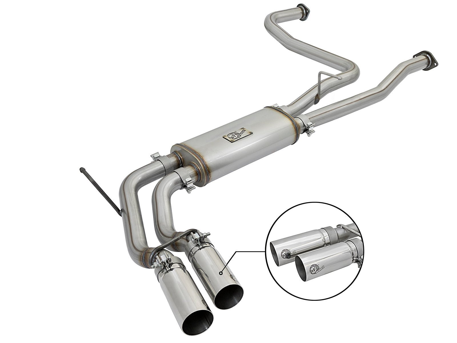 aFe Power17 - 23 Nissan TITAN (5.6 - Wheelbase: 139.8Inch) Exhaust System Kit