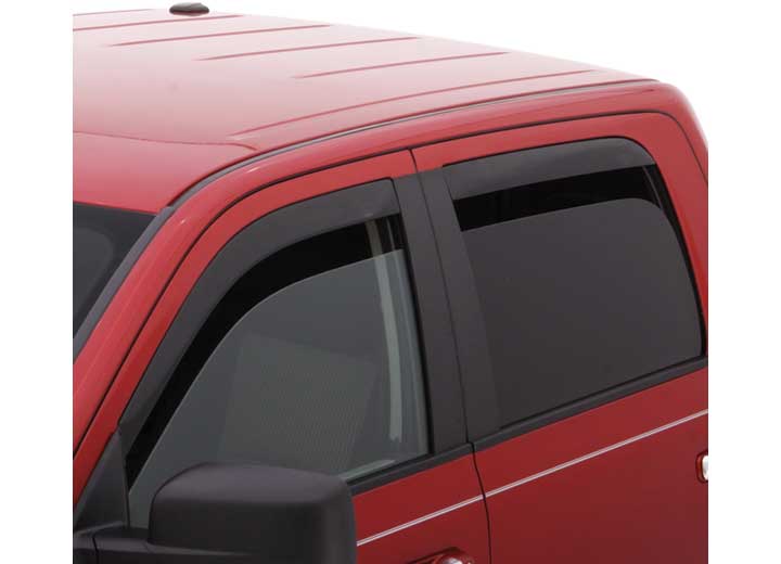Auto VentshadeAVS Low Profile Ventvisor Window Deflectors Matte Black | Fits 2019 - 2024 GMC Sierra 1500 Chevrolet Silverado 1500
