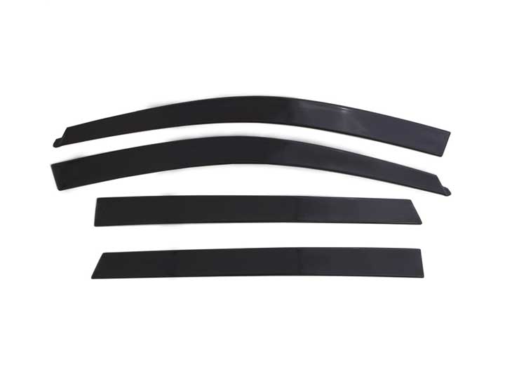 Auto VentshadeAVS Low Profile Ventvisor Window Deflectors Matte Black | Fits 2019 - 2024 GMC Sierra 1500 Chevrolet Silverado 1500