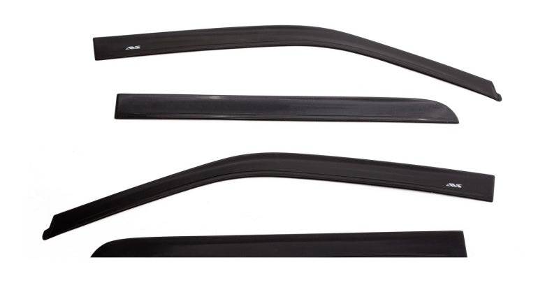 AVSAVS 16 - 18 Toyota Tacoma Double Cab Ventvisor In - Channel Window Deflectors 4pc - Matte Black