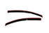AVSAVS 07 - 11 Toyota Yaris Coupe Ventvisor In - Channel Window Deflectors 2pc - Smoke
