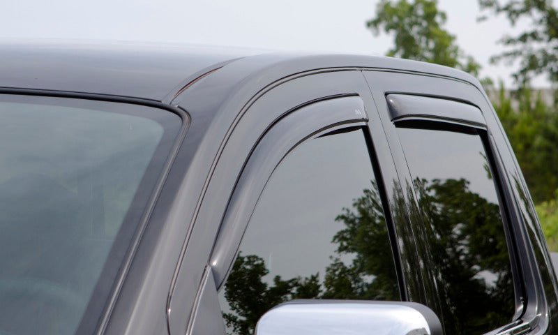 AVSAVS 07 - 13 Chevy Silverado 1500 Ext. Cab Ventvisor Front & Rear Window Deflectors 4pc - Smoke