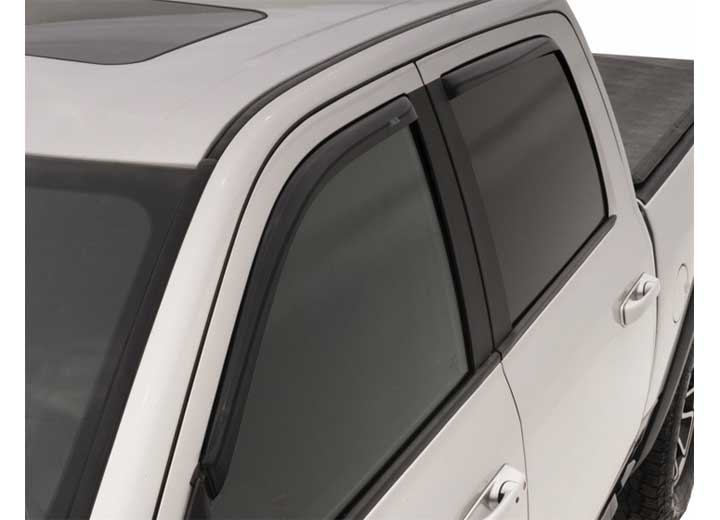 AVSAVS Front and Rear In - Channel Window Deflectors | Fits 2009 - 2018 RAM 1500 2010 - 2024 RAM 2500 3500