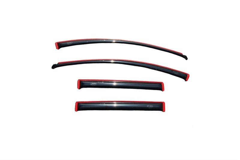AVSAVS 07 - 14 Ford Edge Ventvisor In - Channel Front & Rear Window Deflectors 4pc - Smoke