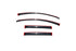 AVSAVS 07 - 14 Ford Edge Ventvisor In - Channel Front & Rear Window Deflectors 4pc - Smoke