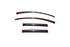 AVSAVS 07 - 14 Ford Edge Ventvisor In - Channel Front & Rear Window Deflectors 4pc - Smoke