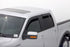 AVSAVS 09 - 14 Ford F - 150 Supercrew Ventvisor In - Channel Front & Rear Window Deflectors 4pc - Smoke