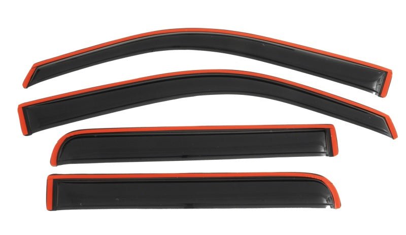 AVSAVS 09 - 14 Ford F - 150 Supercrew Ventvisor In - Channel Front & Rear Window Deflectors 4pc - Smoke