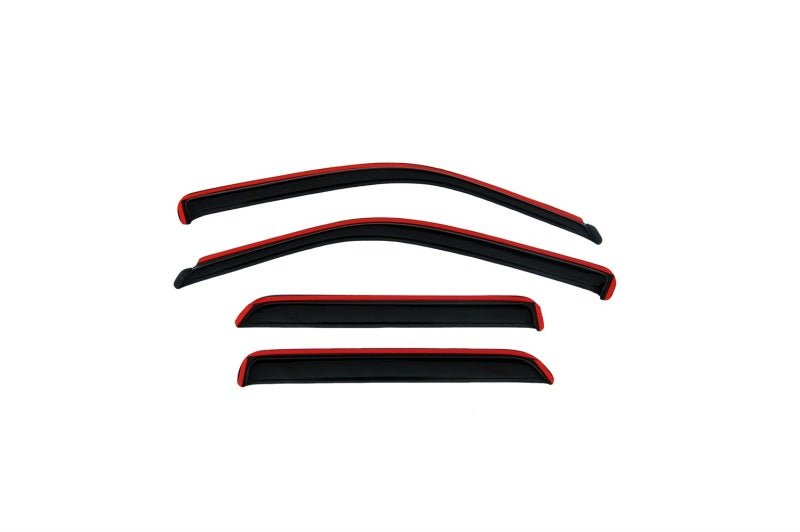 AVSAVS 05 - 12 Nissan Pathfinder Ventvisor In - Channel Front & Rear Window Deflectors 4pc - Smoke