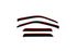 AVSAVS 05 - 12 Nissan Pathfinder Ventvisor In - Channel Front & Rear Window Deflectors 4pc - Smoke
