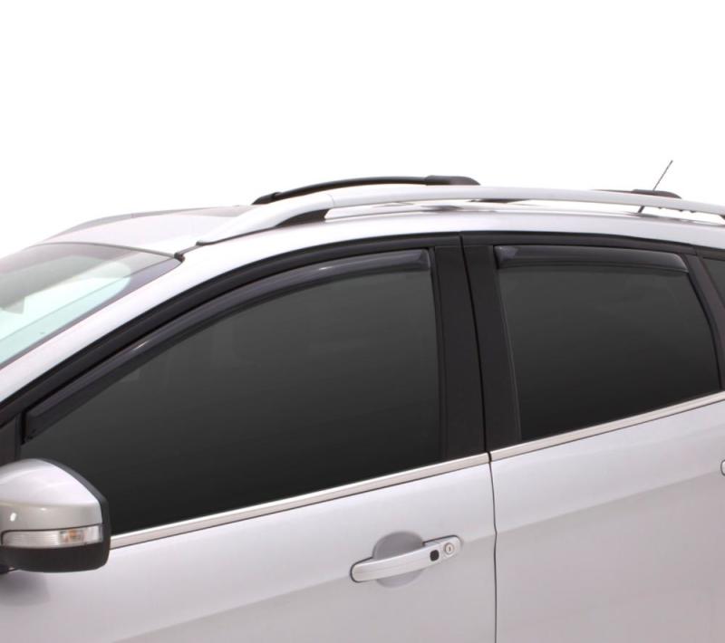 AVSAVS 16 - 18 Toyota Tacoma Double Cab Ventvisor In - Channel Front & Rear Window Deflectors 4pc - Smoke