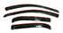 AVSAVS 16 - 18 Toyota Tacoma Double Cab Ventvisor In - Channel Front & Rear Window Deflectors 4pc - Smoke