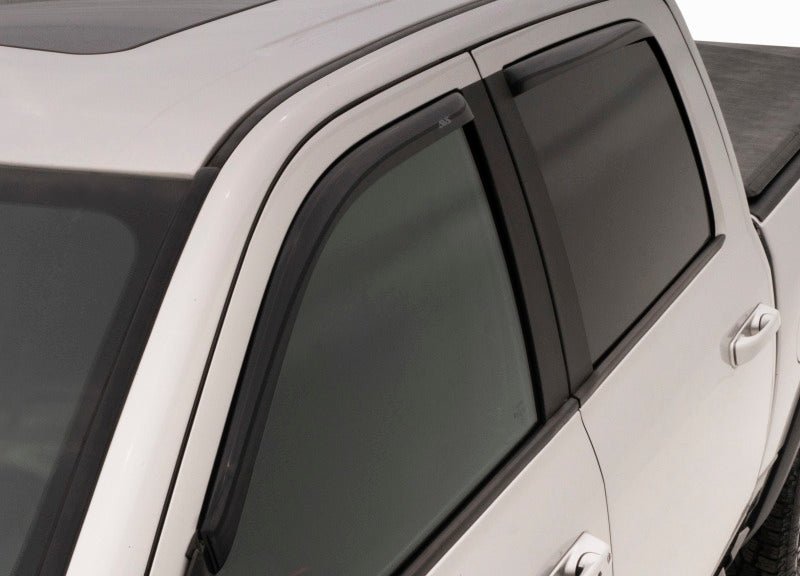 AVSAVS 16 - 18 Toyota Tacoma Double Cab Ventvisor In - Channel Front & Rear Window Deflectors 4pc - Smoke