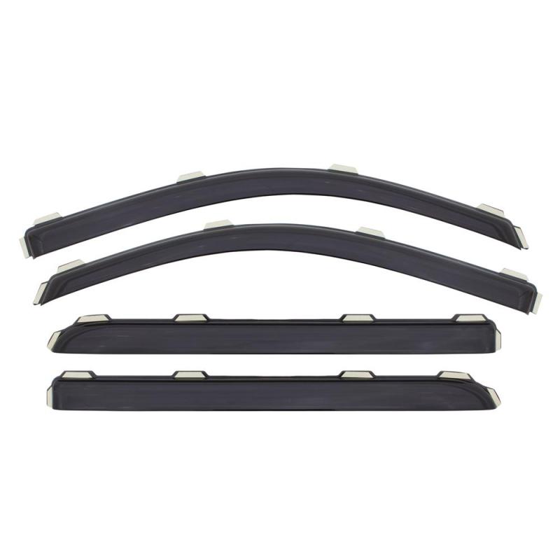 AVSAVS 11 - 15 Kia Optima Ventvisor In - Channel Front & Rear Window Deflectors 4pc - Smoke