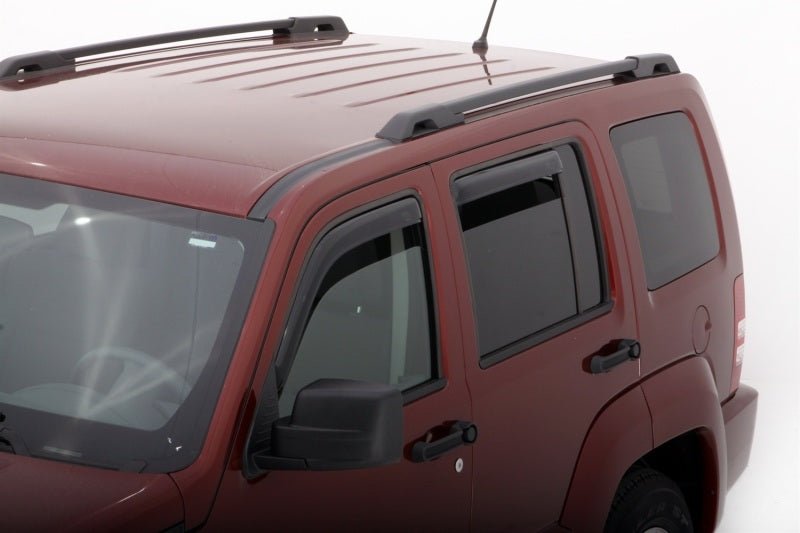 AVSAVS 11 - 15 Kia Optima Ventvisor In - Channel Front & Rear Window Deflectors 4pc - Smoke