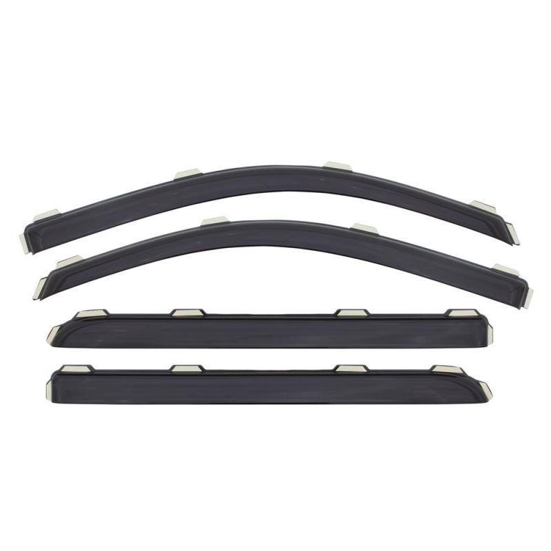 AVSAVS 11 - 15 Kia Optima Ventvisor In - Channel Front & Rear Window Deflectors 4pc - Smoke