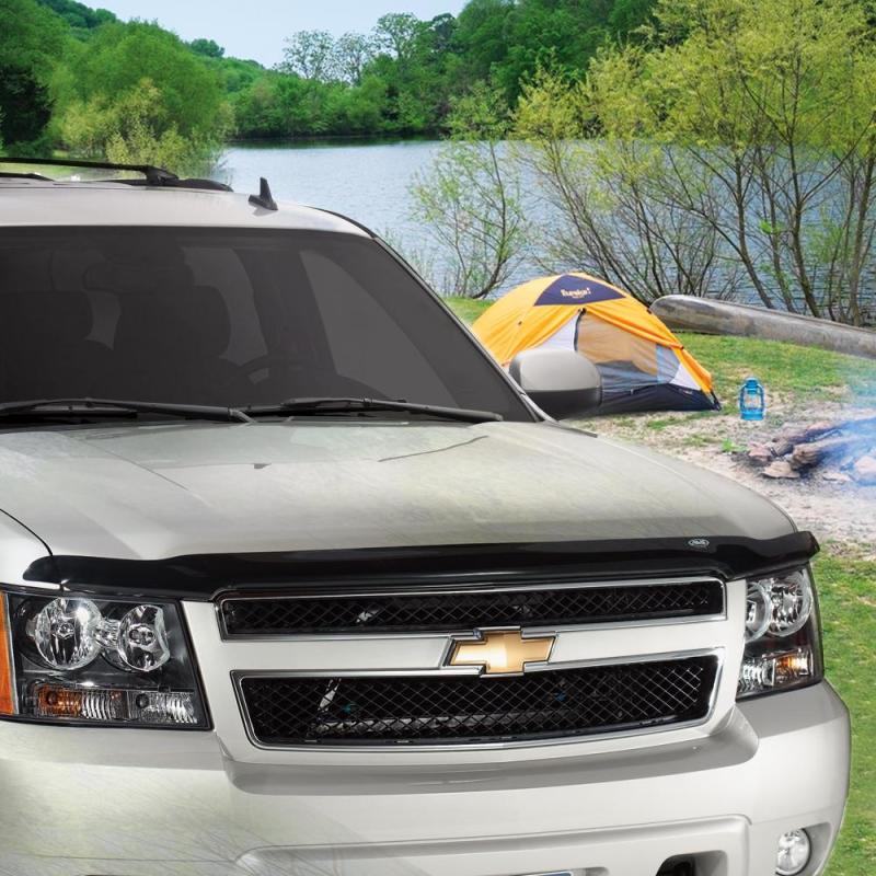 AVSAVS 14 - 15 Chevy Silverado 1500 Hoodflector Low Profile Hood Shield - Smoke
